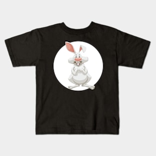 Lucky White Rabbit Kids T-Shirt